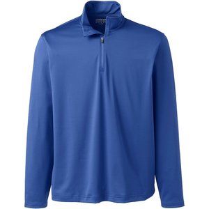Lands' End School Uniform Men's Qtr Zip Pullover, NWT